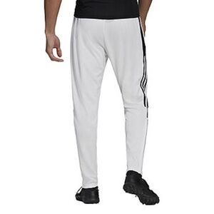 Adidas Tiro Aeroready Men’s White Black Ankle Zip Tapered Track Pants Medium